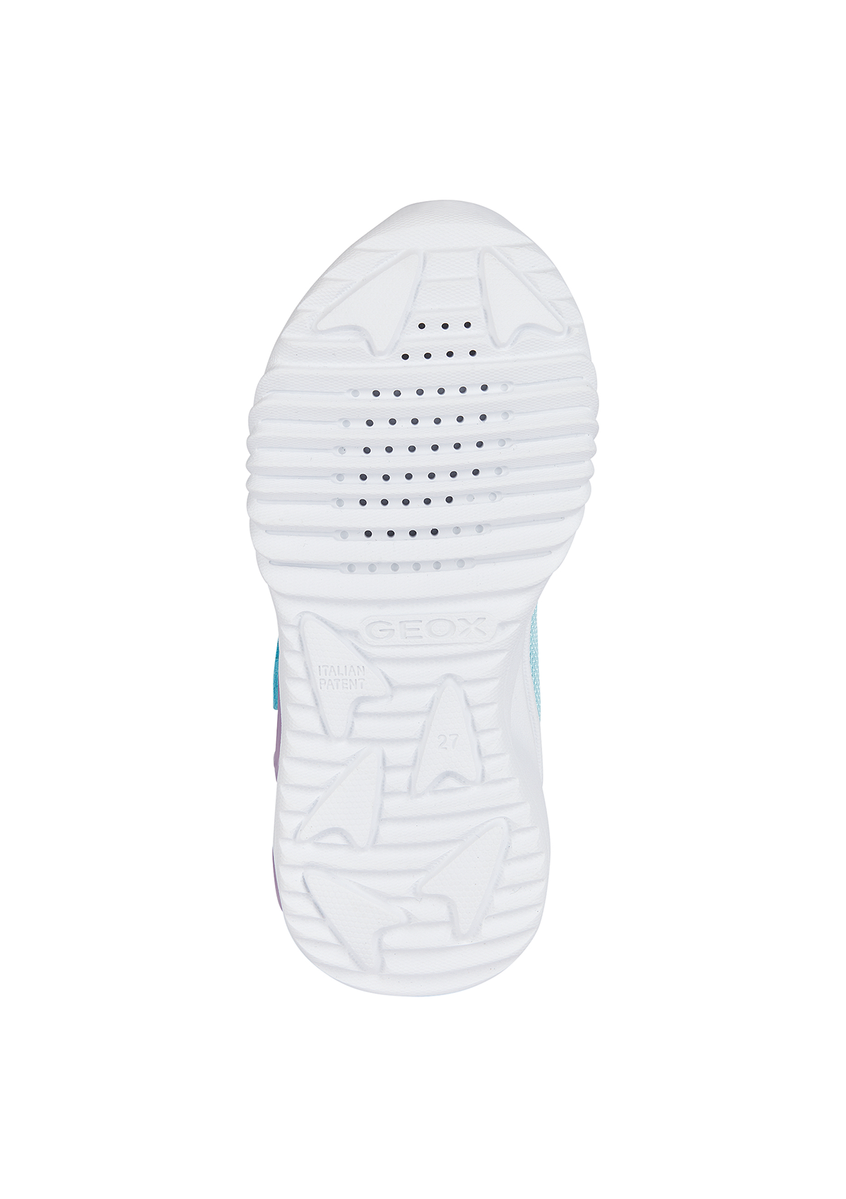 Geox Girls Trainer ASSISTER Lights-Up Aqua Lilac