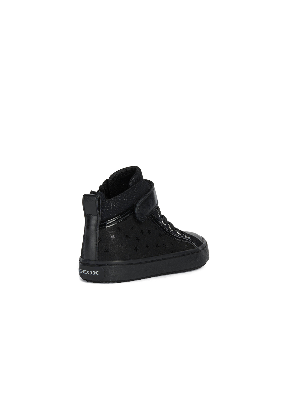 Geox Girls School Shoes KALISPERA Black Stars
