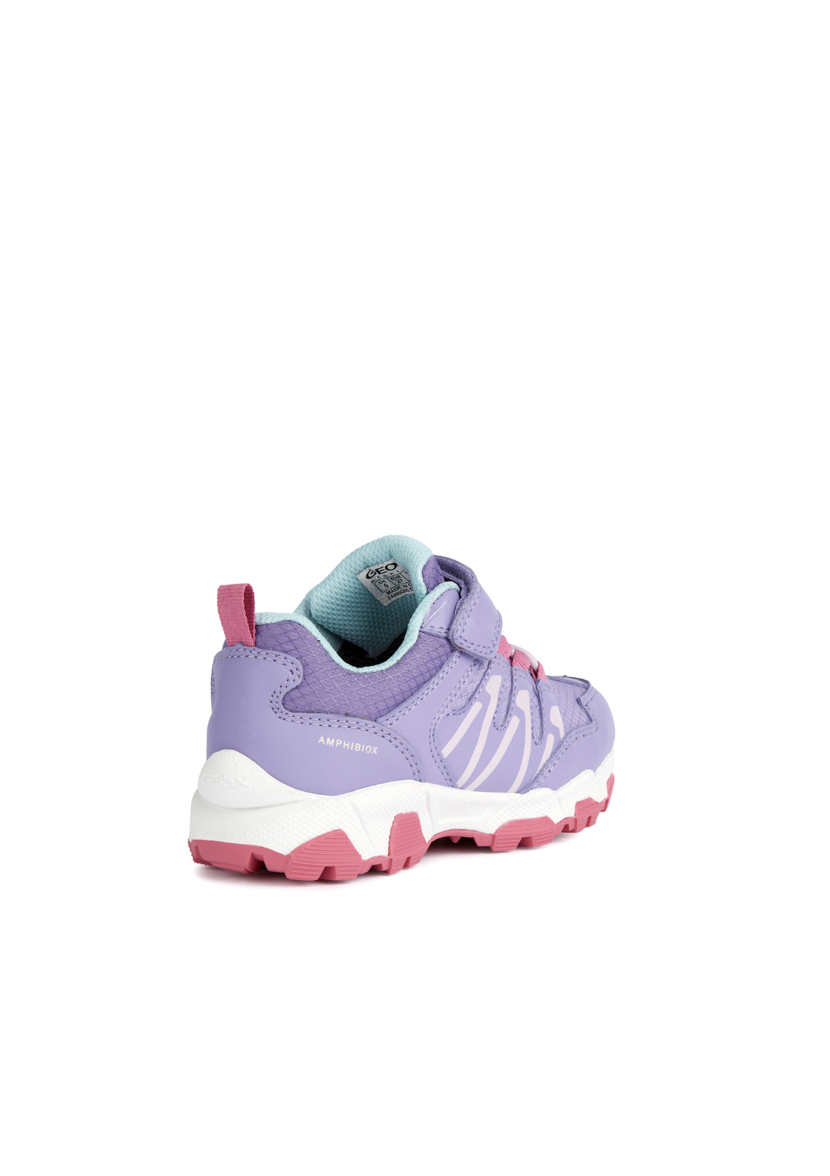 Geox Girls Trainers Magnetar Abx Dark Lilac Fuchsia