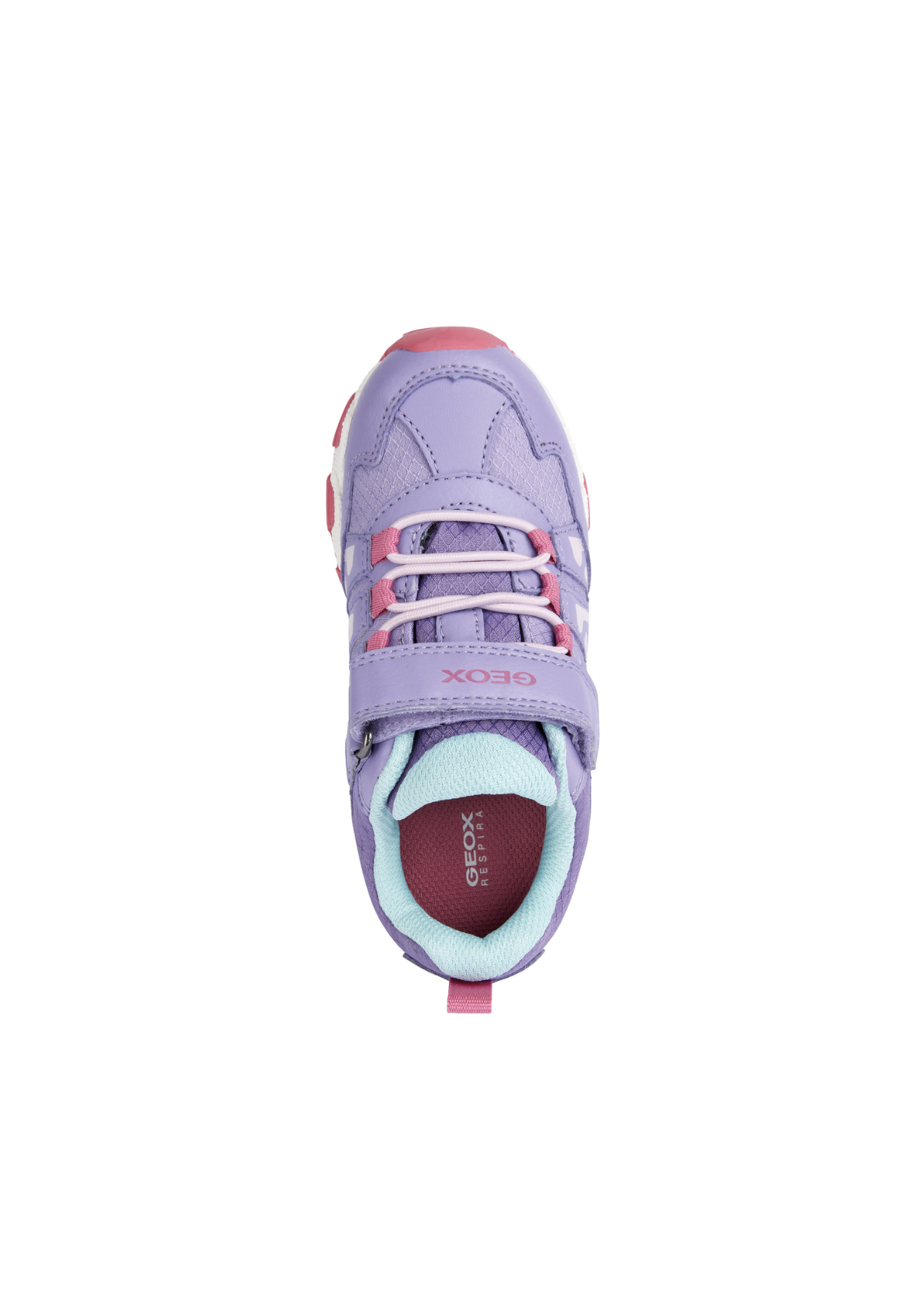 Geox Girls Trainers Magnetar Abx Dark Lilac Fuchsia