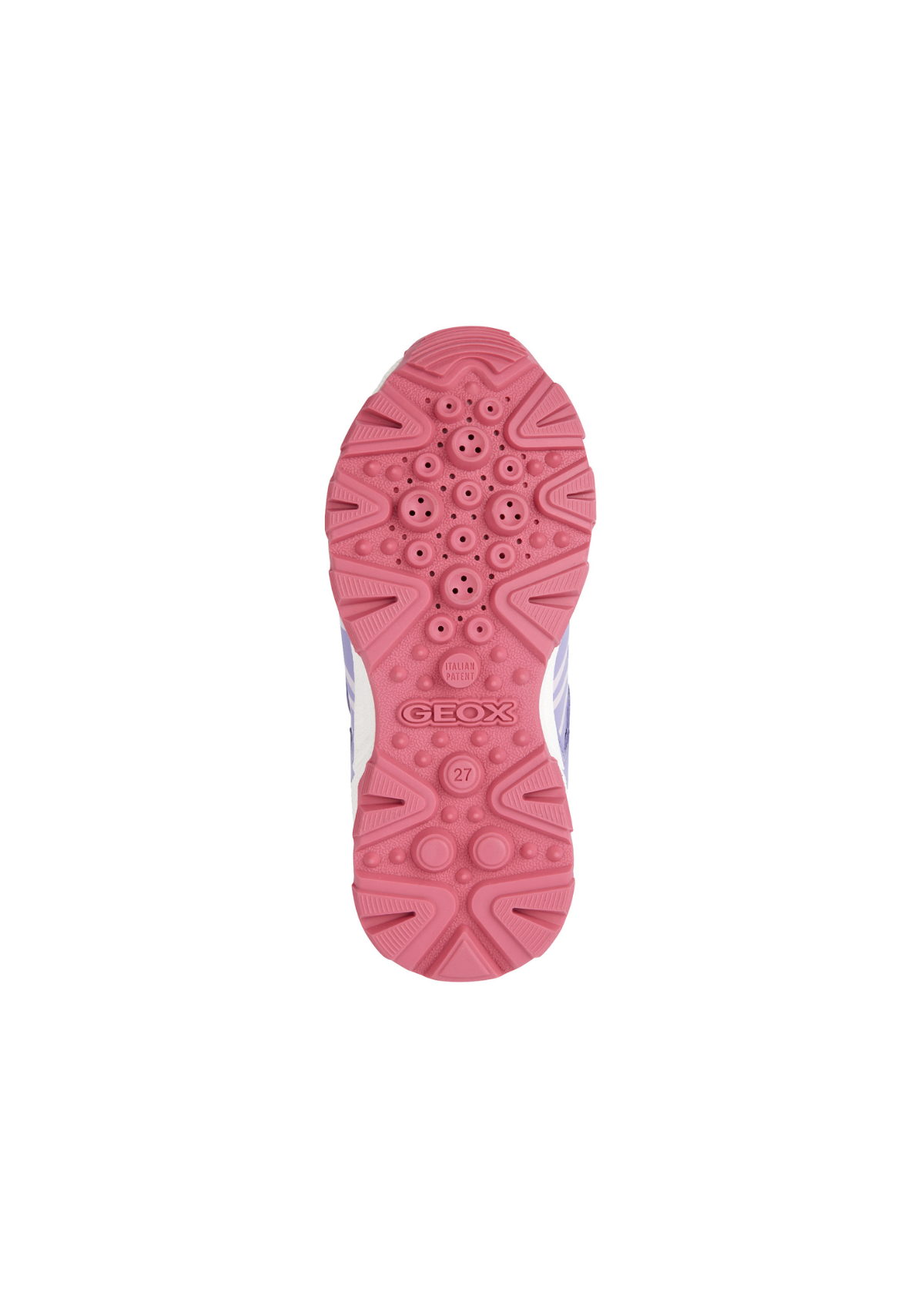 Geox Girls Trainers Magnetar Abx Dark Lilac Fuchsia