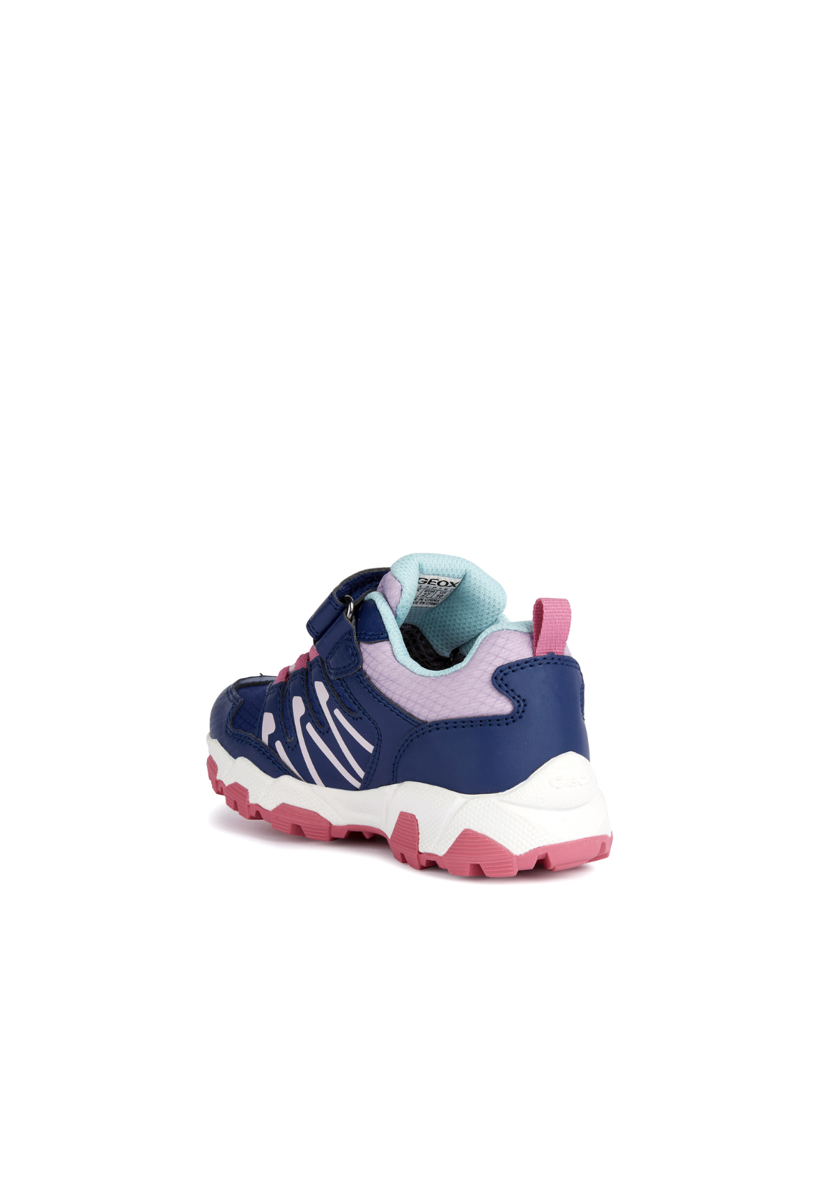 Geox Girls Trainers Magnetar Abx Navy Lilac