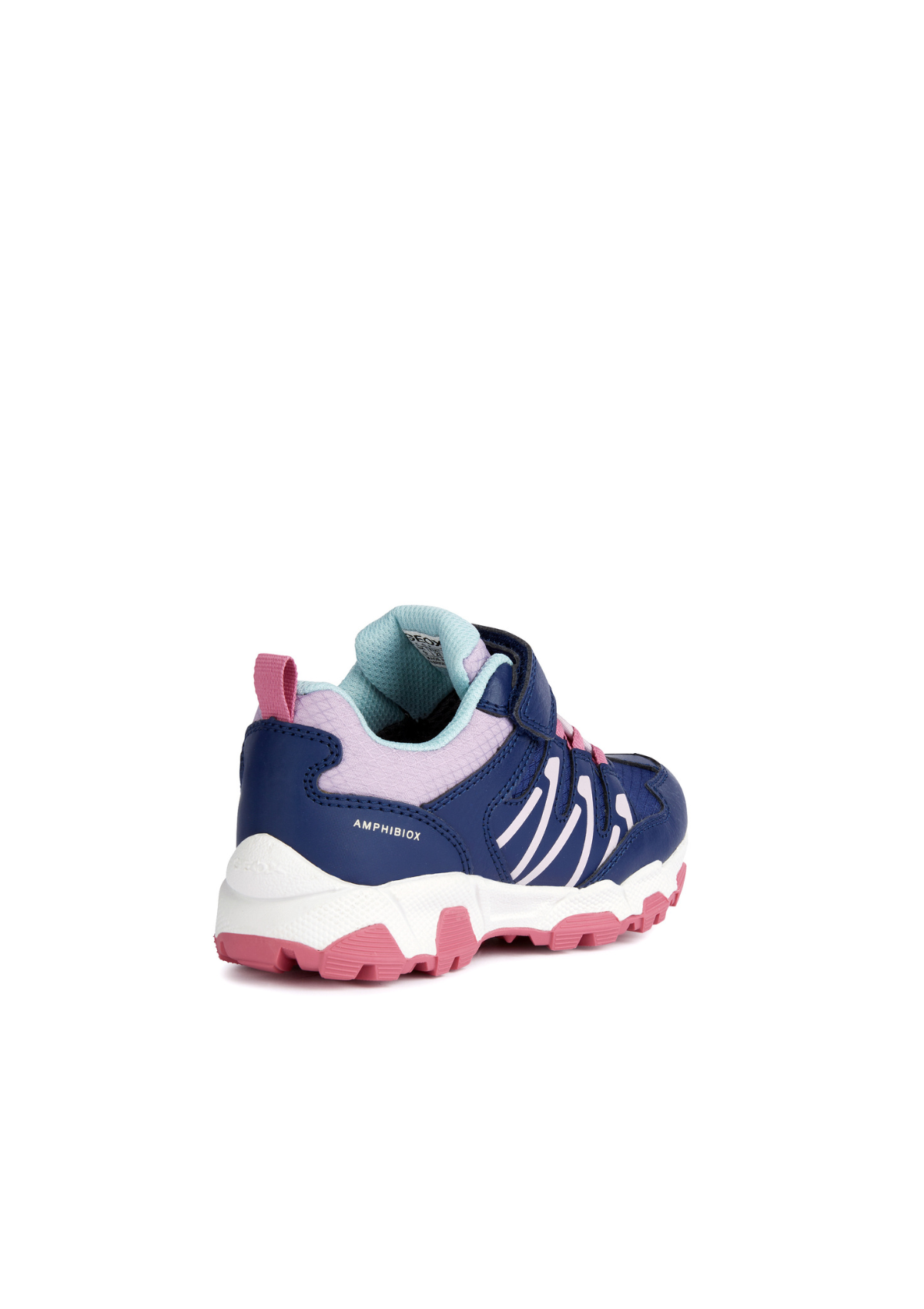 Geox Girls Trainers Magnetar Abx Navy Lilac