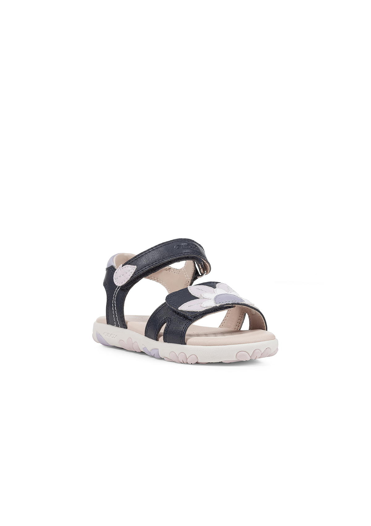 Geox Girls Sandal HAITI Navy Pink
