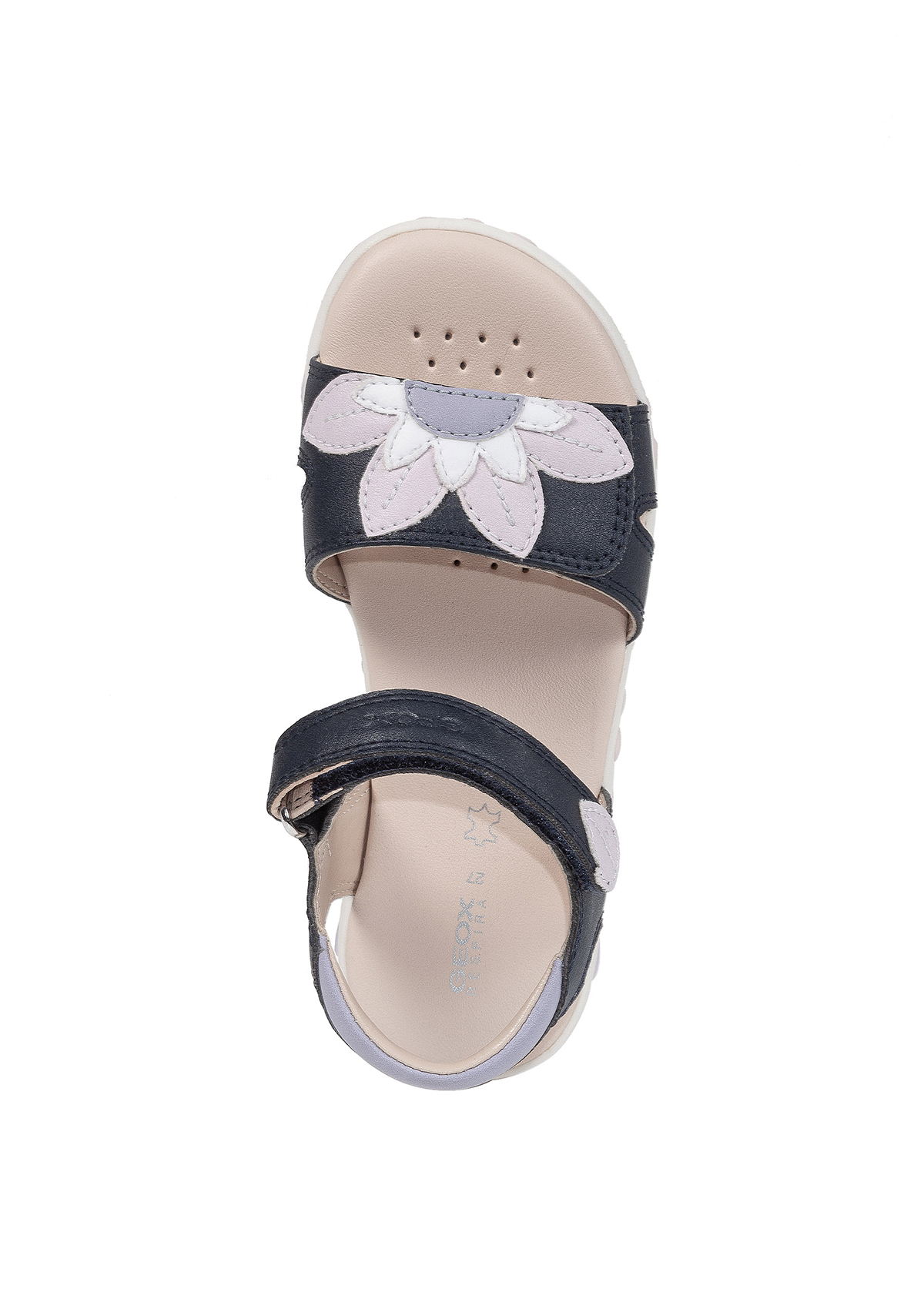 Geox Girls Sandal HAITI Navy Pink
