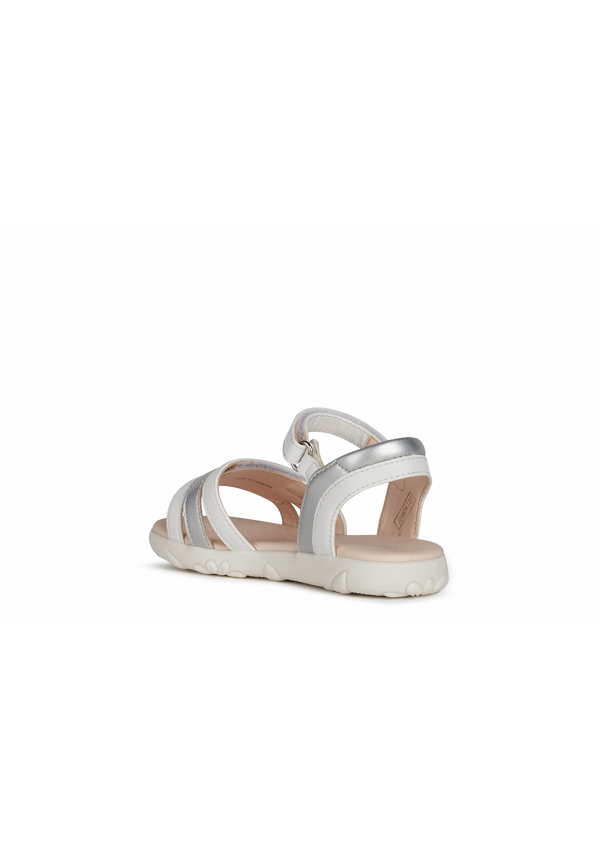 Geox Girls Sandals HAITI White Silver