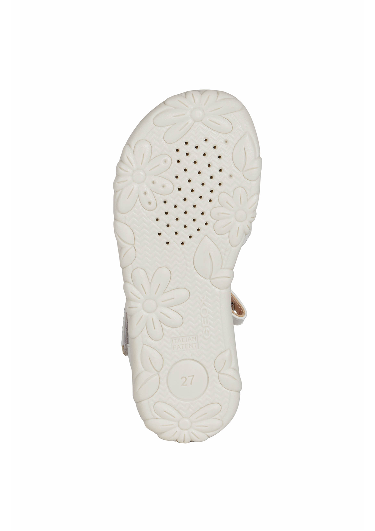 Geox Girls Sandals HAITI White Silver