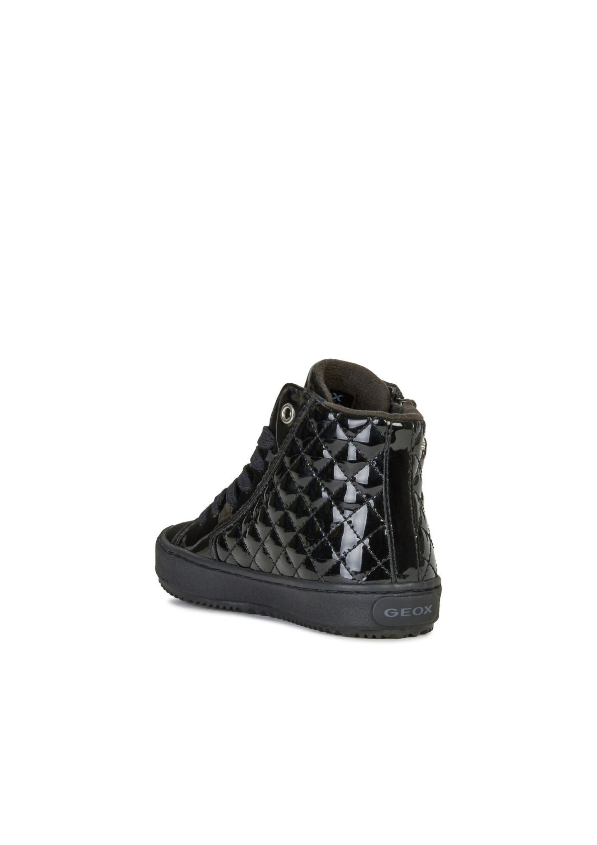 Geox Girls School Shoes KALISPERA Black back