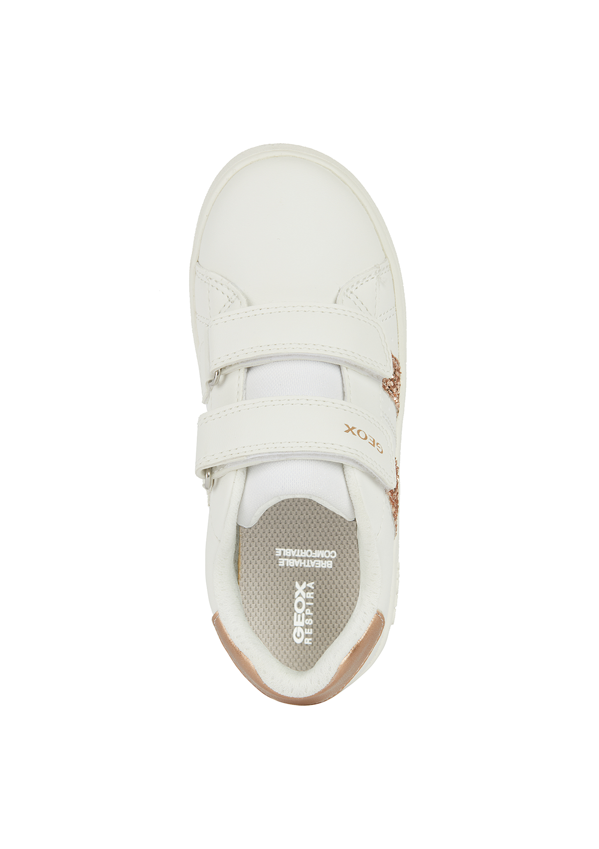 Geox Girls Trainer ECLYPER White-Rose Gold