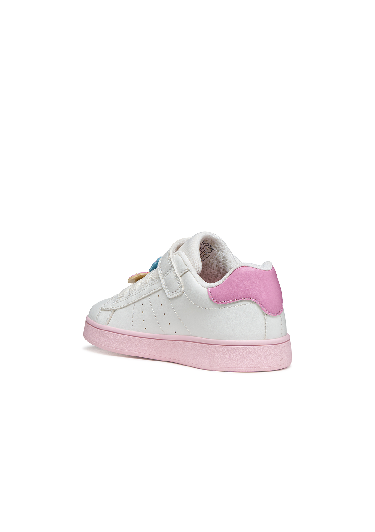 Geox Girls Trainer ECLYPER White Dk Pink