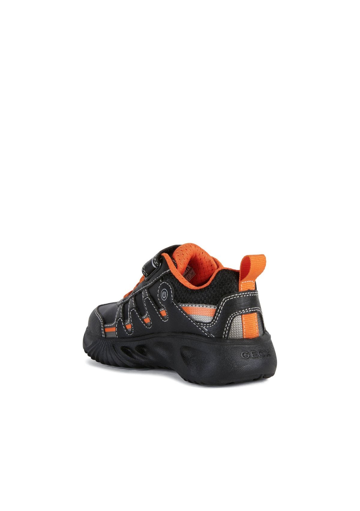 Geox Junior Boys Trainers ASSISTER Black Orange back