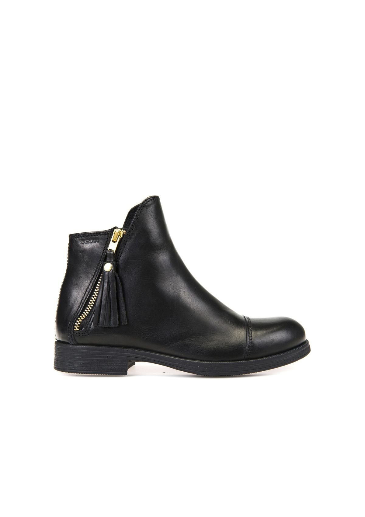 Geox Junior Girls School Shoes AGATA Smooth Leather side