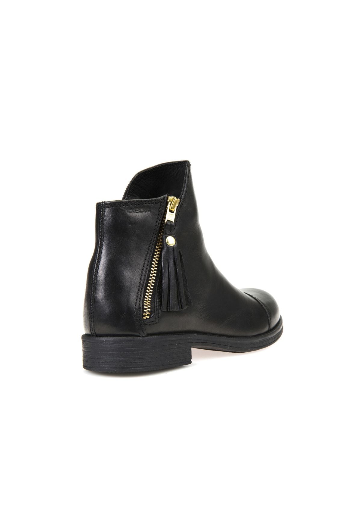 Geox Junior Girls School Shoes AGATA Smooth Leather side back