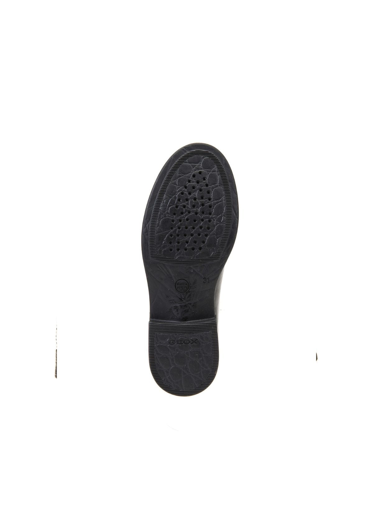 Geox Junior Girls School Shoes AGATA Smooth Leather UP