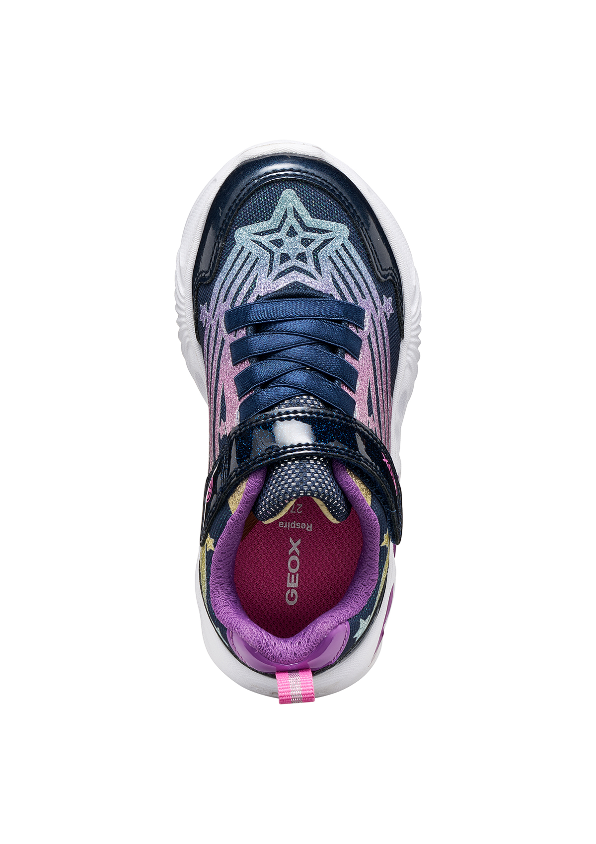 Geox Girls Trainer ASSISTER Navy Purple
