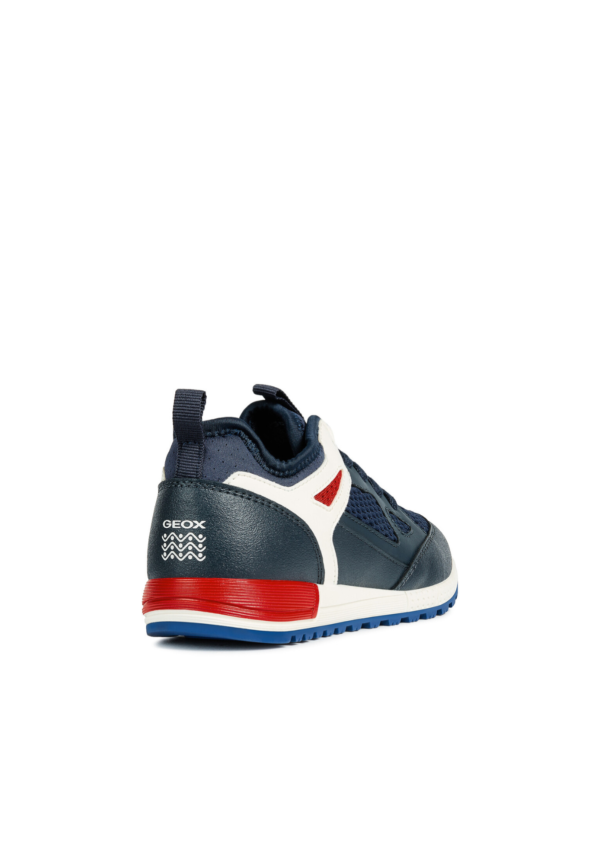 Geox Boys Trainers ALBEN Navy Red
