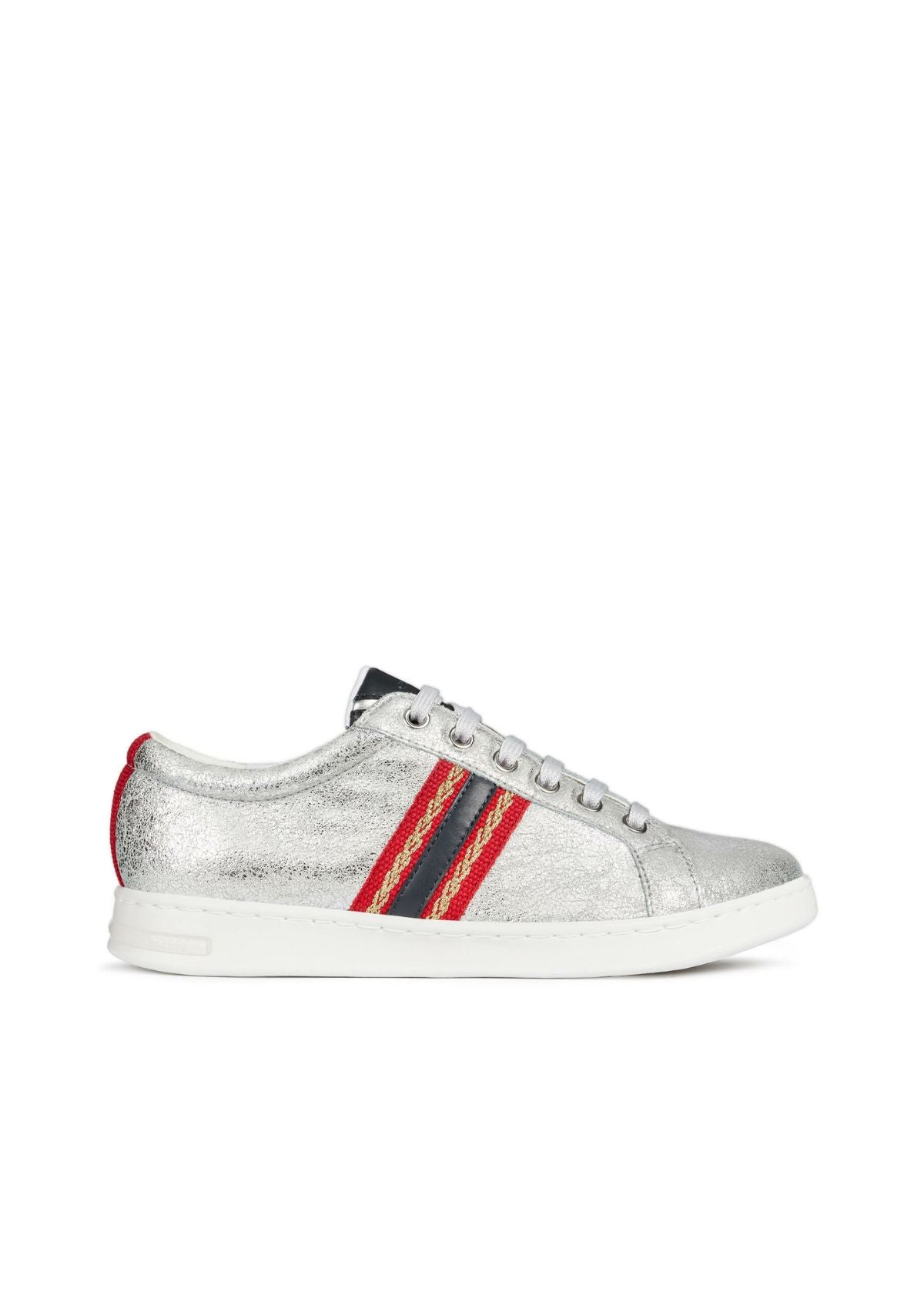 Geox Woman Trainers JAYSEN Silver side
