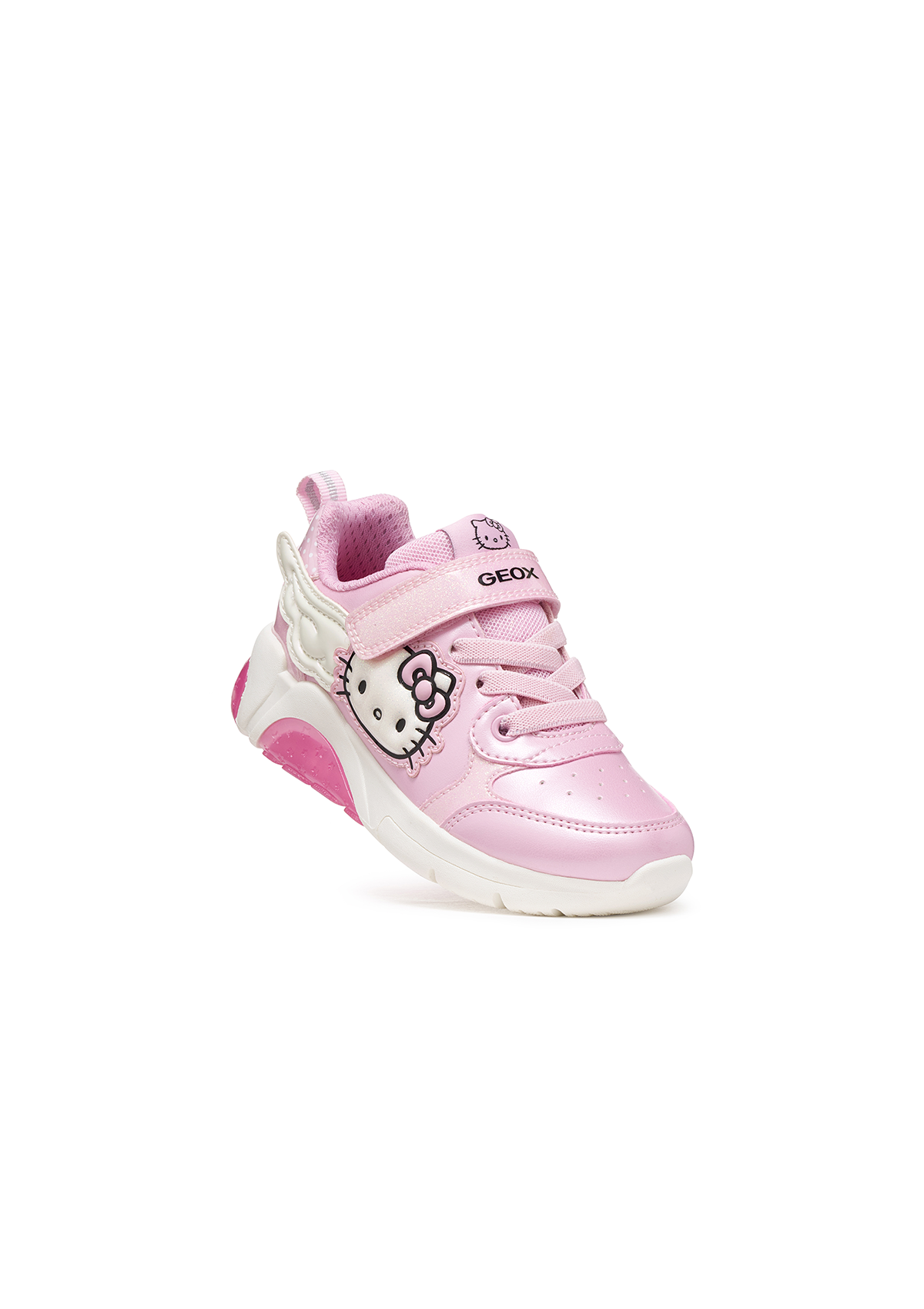 Geox Fadinlight Girls Hello Kitty Light-Up Trainers – Pink
