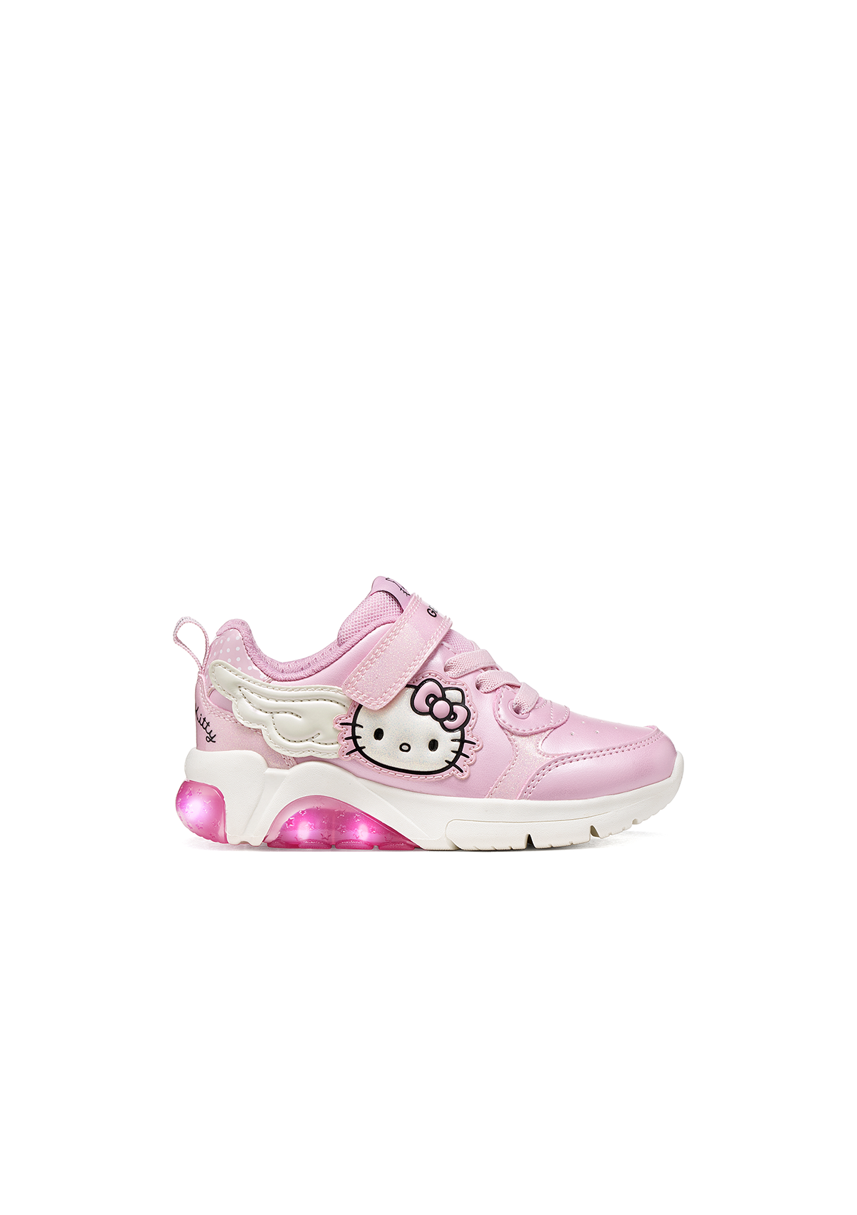 Geox Fadinlight Girls Hello Kitty Light-Up Trainers – Pink