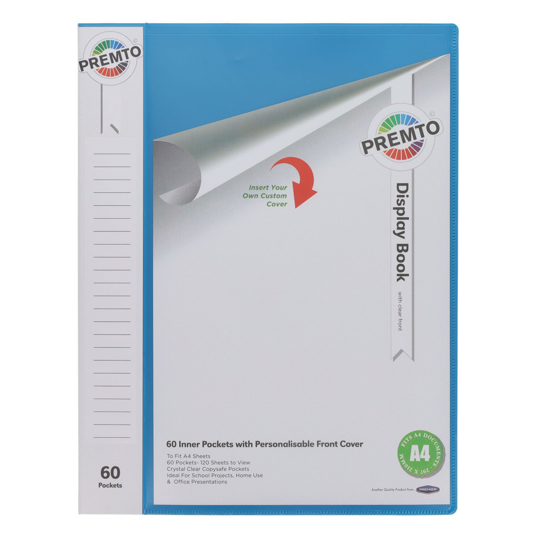 A4 60 Pockets Display Book 5 Asst Cdu