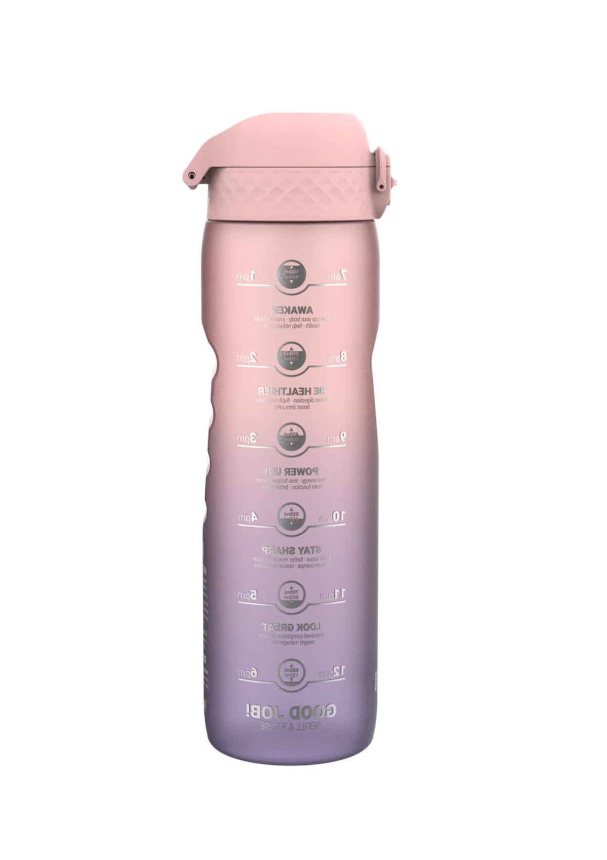 ION8 Quench Periwinkle/Rose Quartz Water Bottle Leak Proof 1000ml (34oz) BPA Free