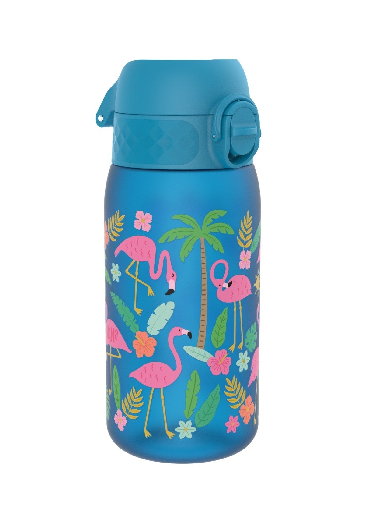 ION8 Recyclon Blue Flamingos Water Bottle Leak Proof 350ml (12oz) BPA Free Z2