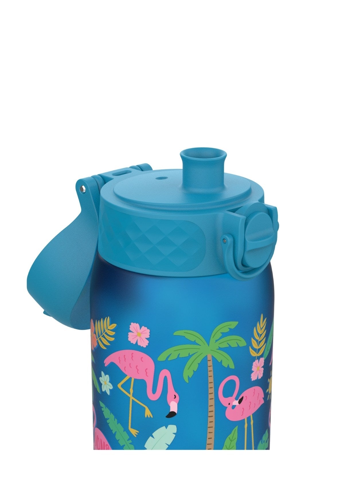 ION8 Recyclon Blue Flamingos Water Bottle Leak Proof 350ml (12oz) BPA Free Z2