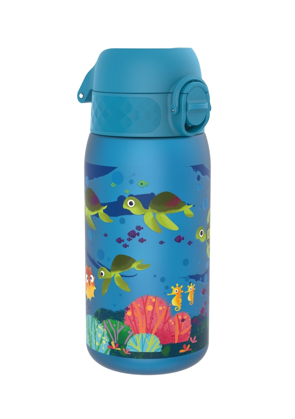 ION8 Recyclon Sea Turtle Blue Water Bottle Leak Proof 350ml (12oz) BPA Free Z2