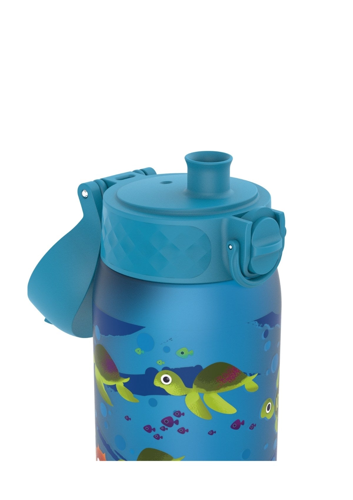 ION8 Recyclon Sea Turtle Blue Water Bottle Leak Proof 350ml (12oz) BPA Free Z2