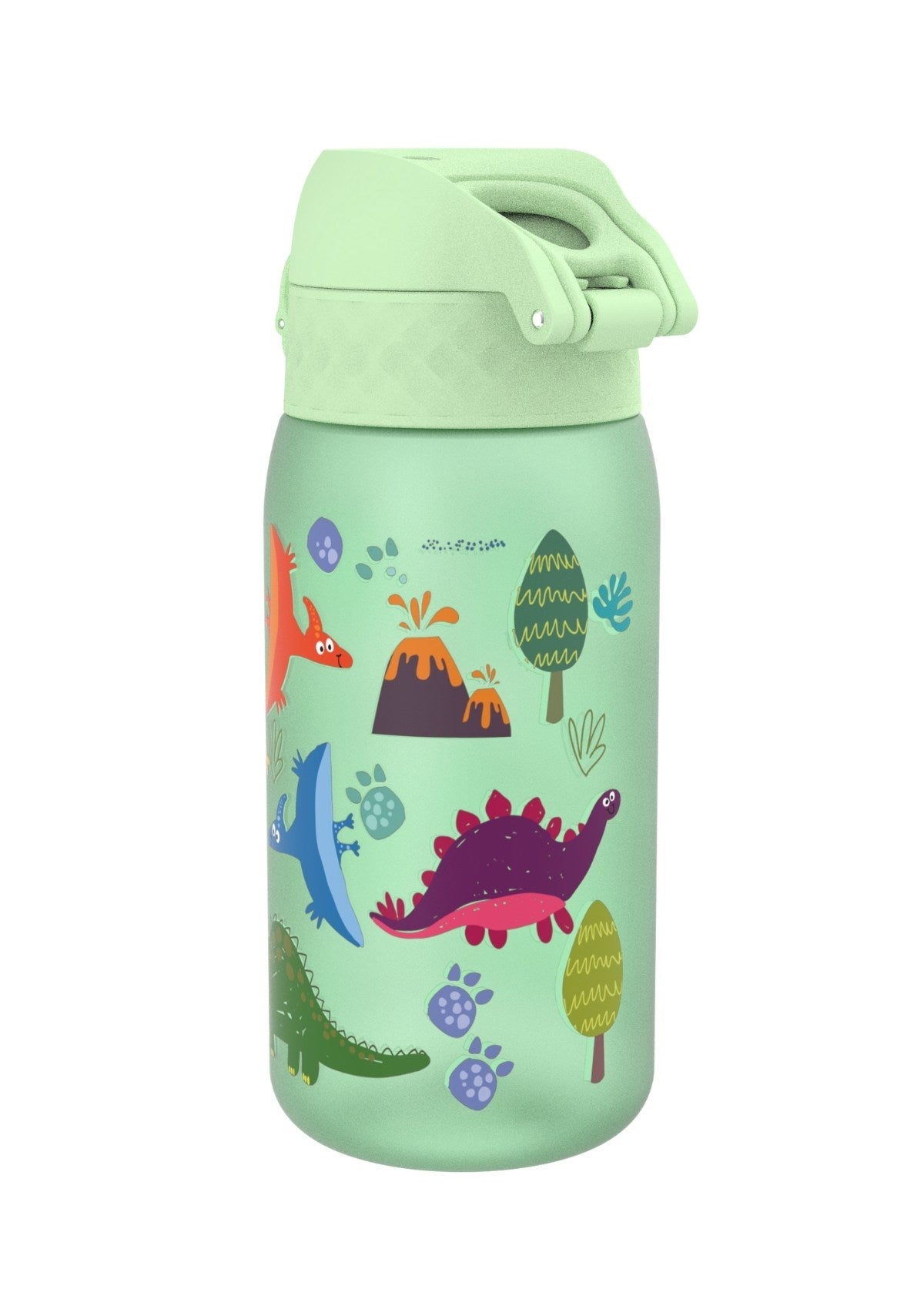 ION8 Recyclon Dinosaur Surf-Green Water Bottle Leak Proof 350ml (12oz) BPA Free Z2