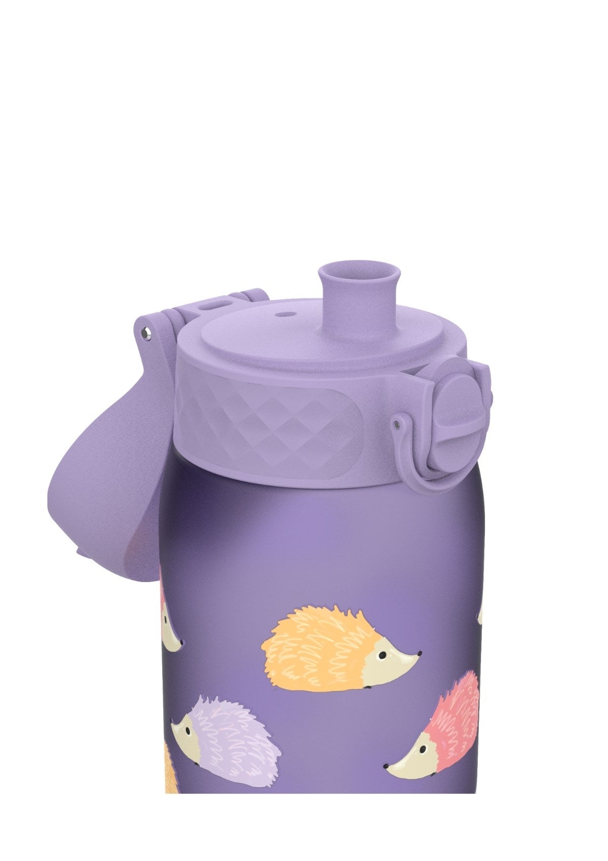 ION8 Recyclon Hedgehogs Periwinkle Water Bottle Leak Proof 350ml (12oz) BPA Free Z2