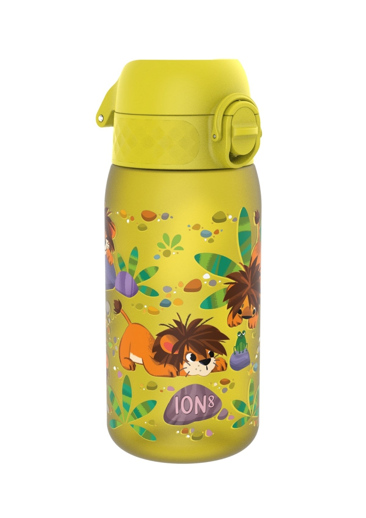 ION8 Recyclon Baby Lions Yellow Water Bottle Leak Proof 350ml (12oz) BPA Free Z2