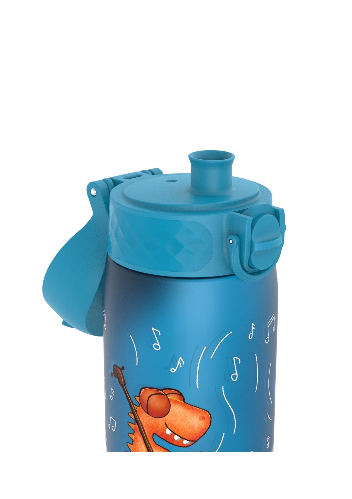 ION8 Recyclon Dino Band Blue Water Bottle Leak Proof 500ml Z2