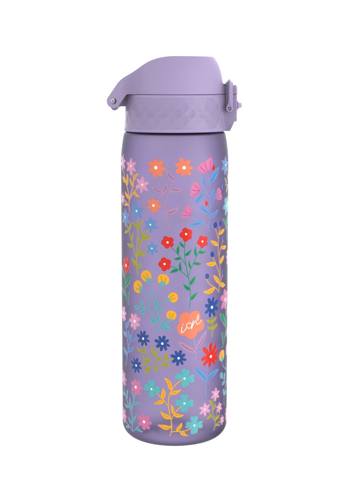 ION8 Recyclon Delicate Floral Periwinkle Water Bottle Leak Proof 500ml Z2