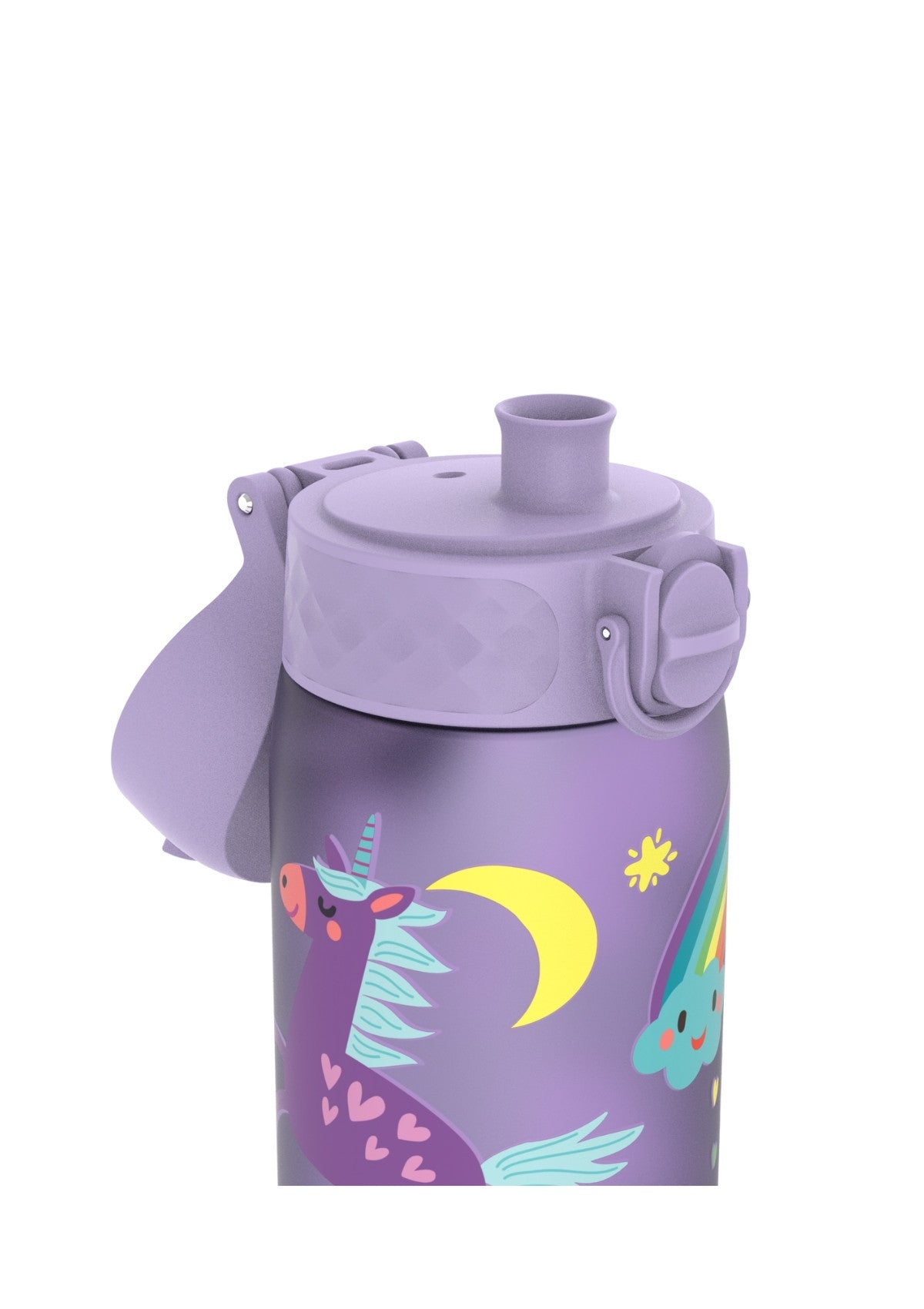 ION8 Recyclon Unicorns Periwinkle Water Bottle Leak Proof 500ml Z2
