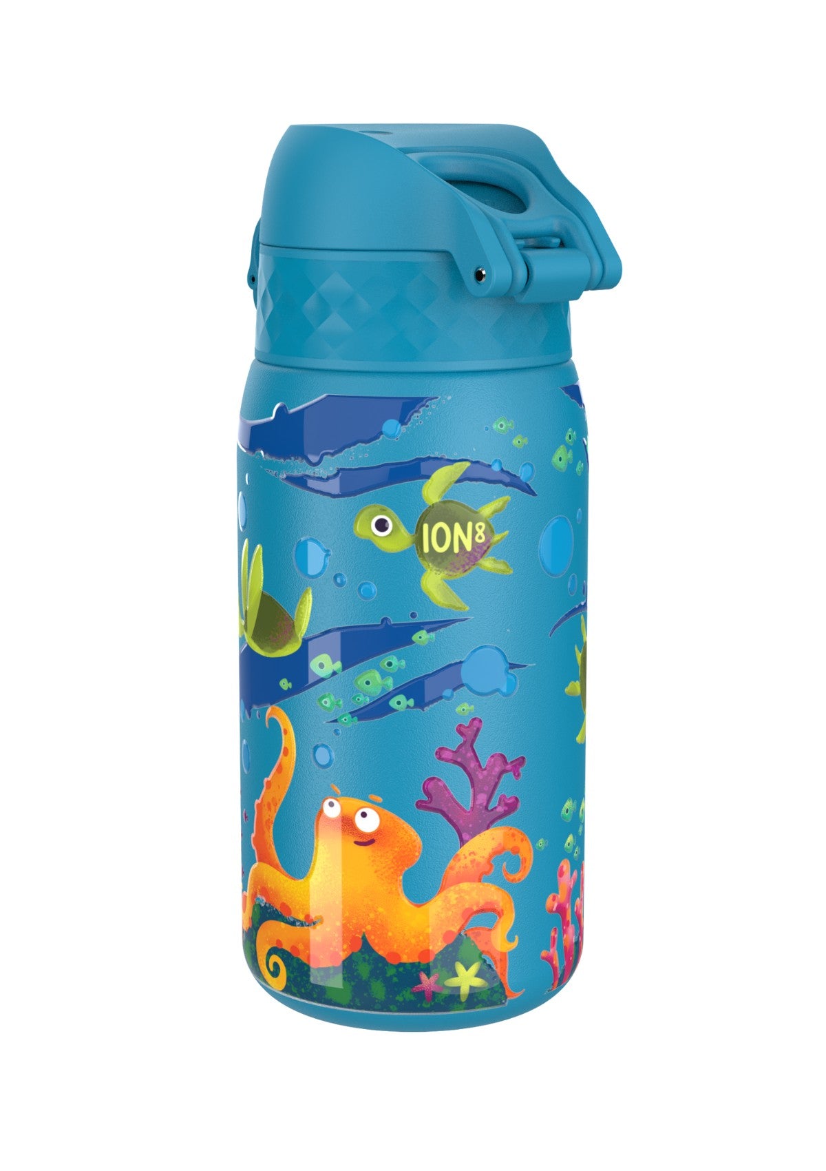 ION8 Stainless Steel Sea Turtle Water Bottle Leak Proof 400ml Z2