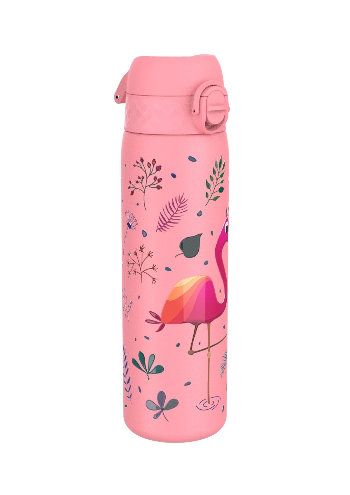 ION8 Steel Water Bottle Flamingo Leak Proof 600ml ZA