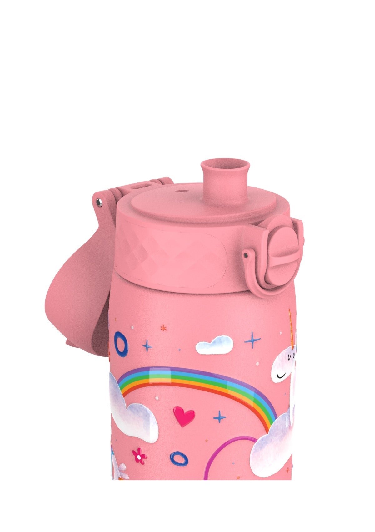 ION8 Steel Water Bottle Unicorn Rainbows Leak Proof 600ml ZA