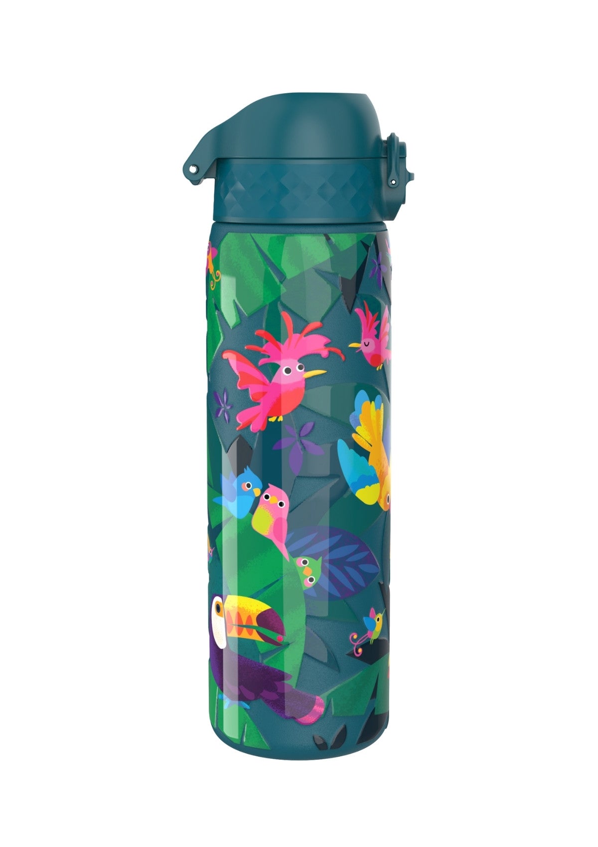 ION8 Steel Water Bottle Exotic Birds Leak Proof 600ml ZA