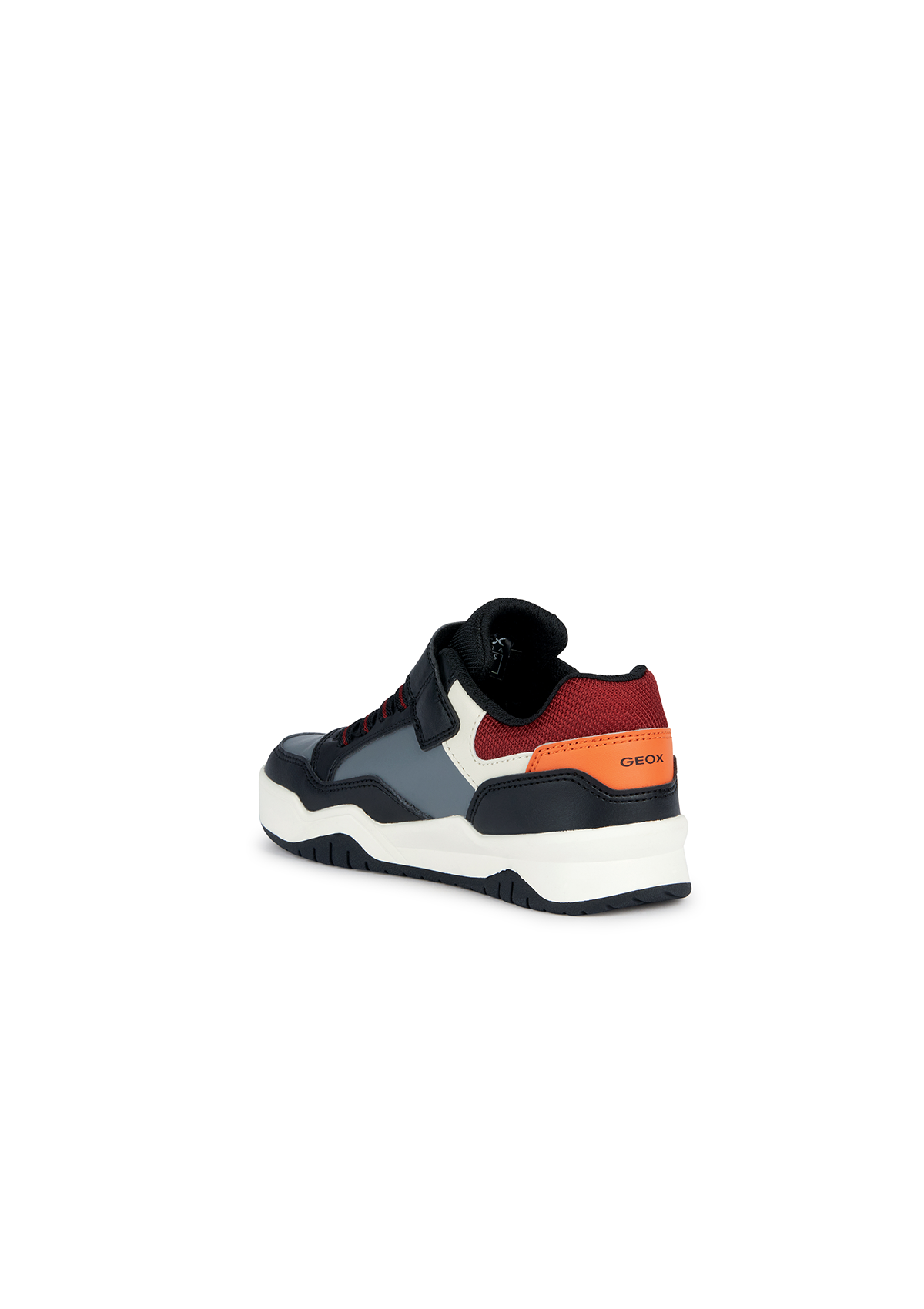 Geox Boys Trainers Perth Black Orange
