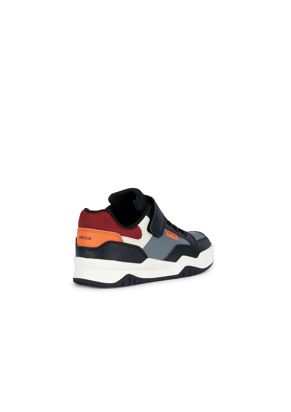 Geox Boys Trainers Perth Black Orange