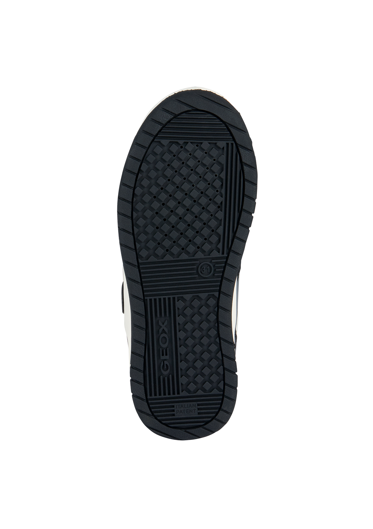 Geox Boys Trainers Perth Black Orange
