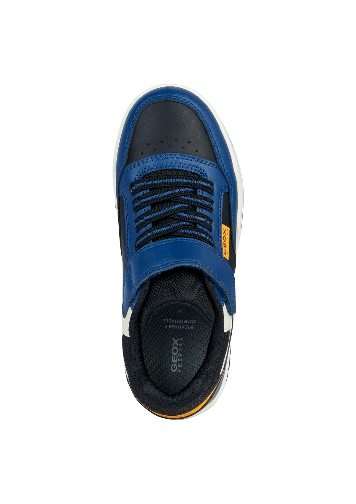 Geox Boys Trainers Perth Avio Yellow