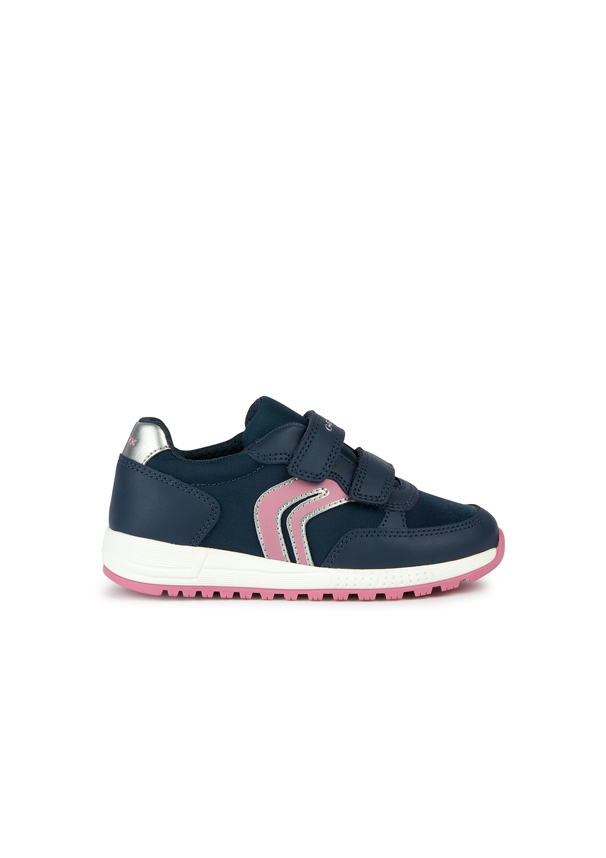 Geox Girls Trainers ALBEN Navy Fuchsia