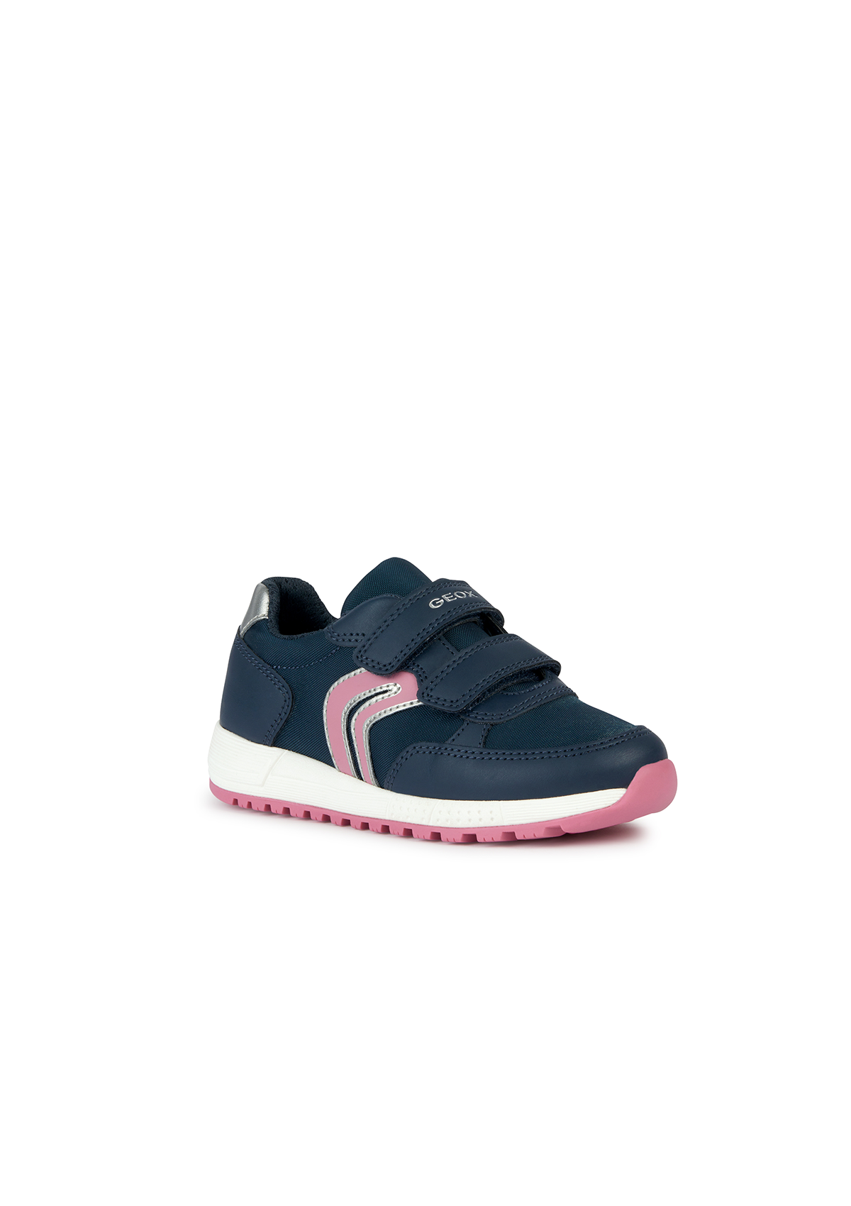Geox Girls Trainers ALBEN Navy Fuchsia