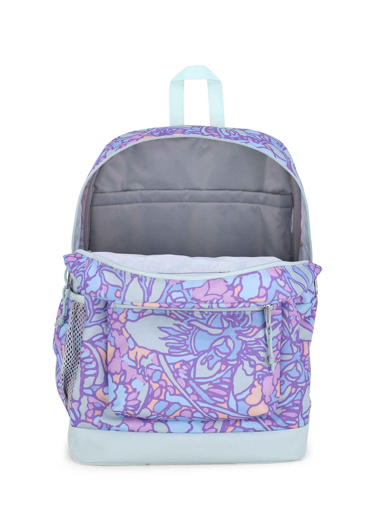 JanSport Backpacks Cross Town Fluid Floral Pastel