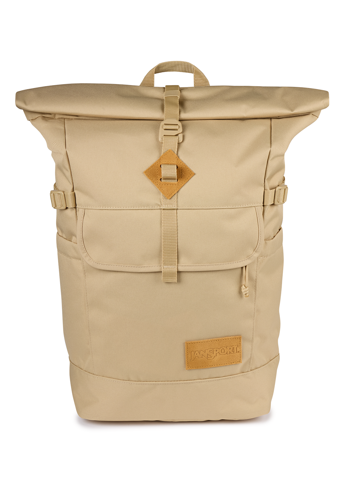 beige backpack jansport JanSport Backpack Hatchet Rolltop Travertine