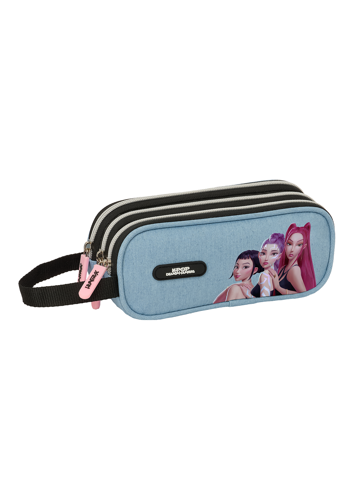 K-POP Demon Hunter Huntrix Large Triple Pencil Case
