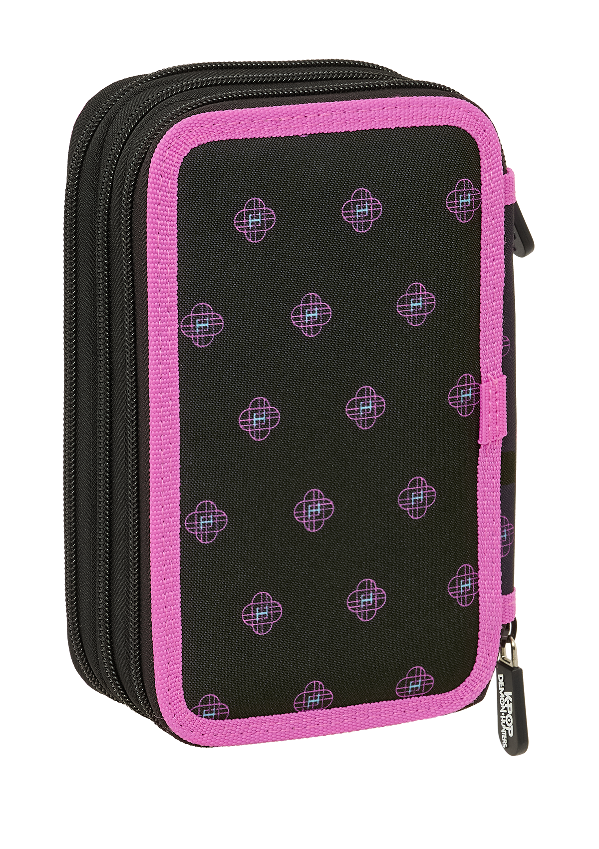 K-POP Demon Hunter Negra Small Triple 37pc Filled Pencil Case