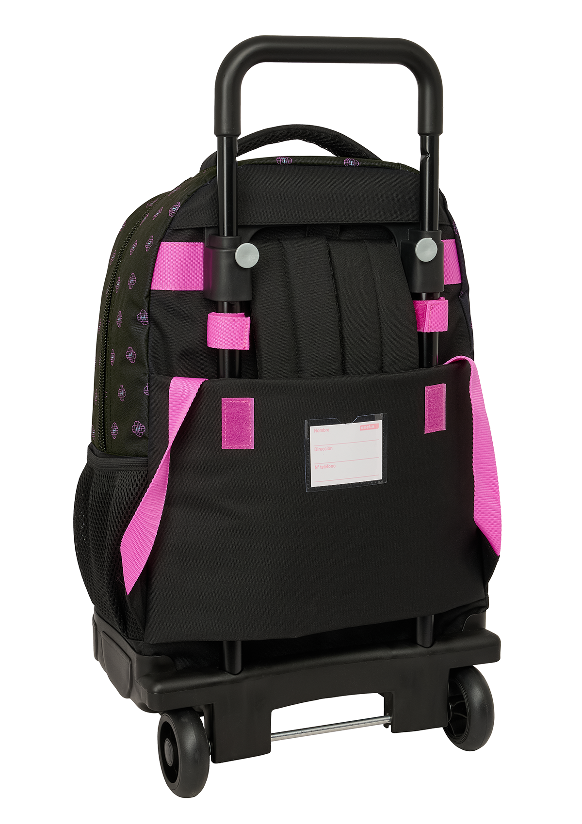 K-POP Demon Hunter Negra Large Backpack Wheeled